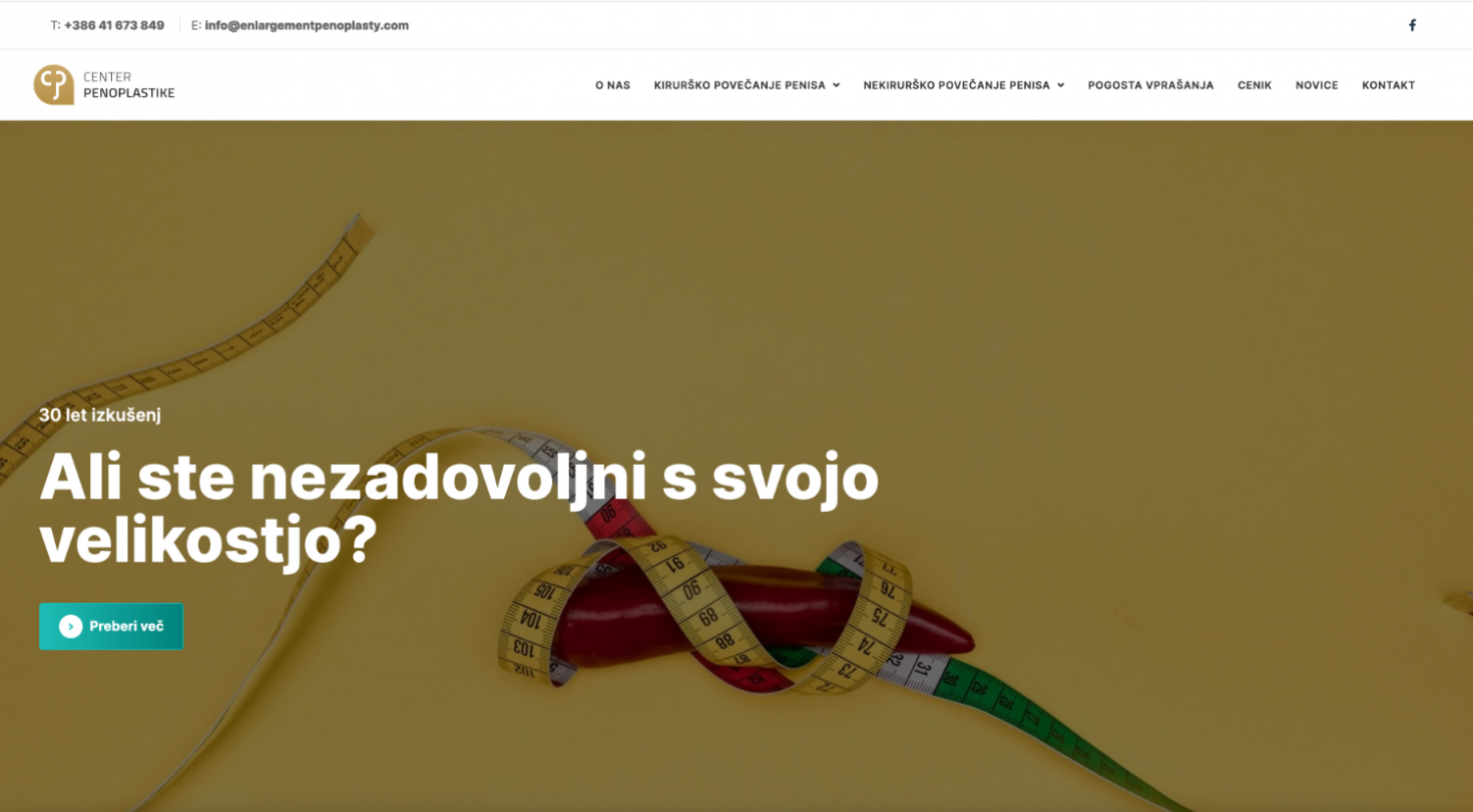 Center penoplastike: Povecanjpenis.si