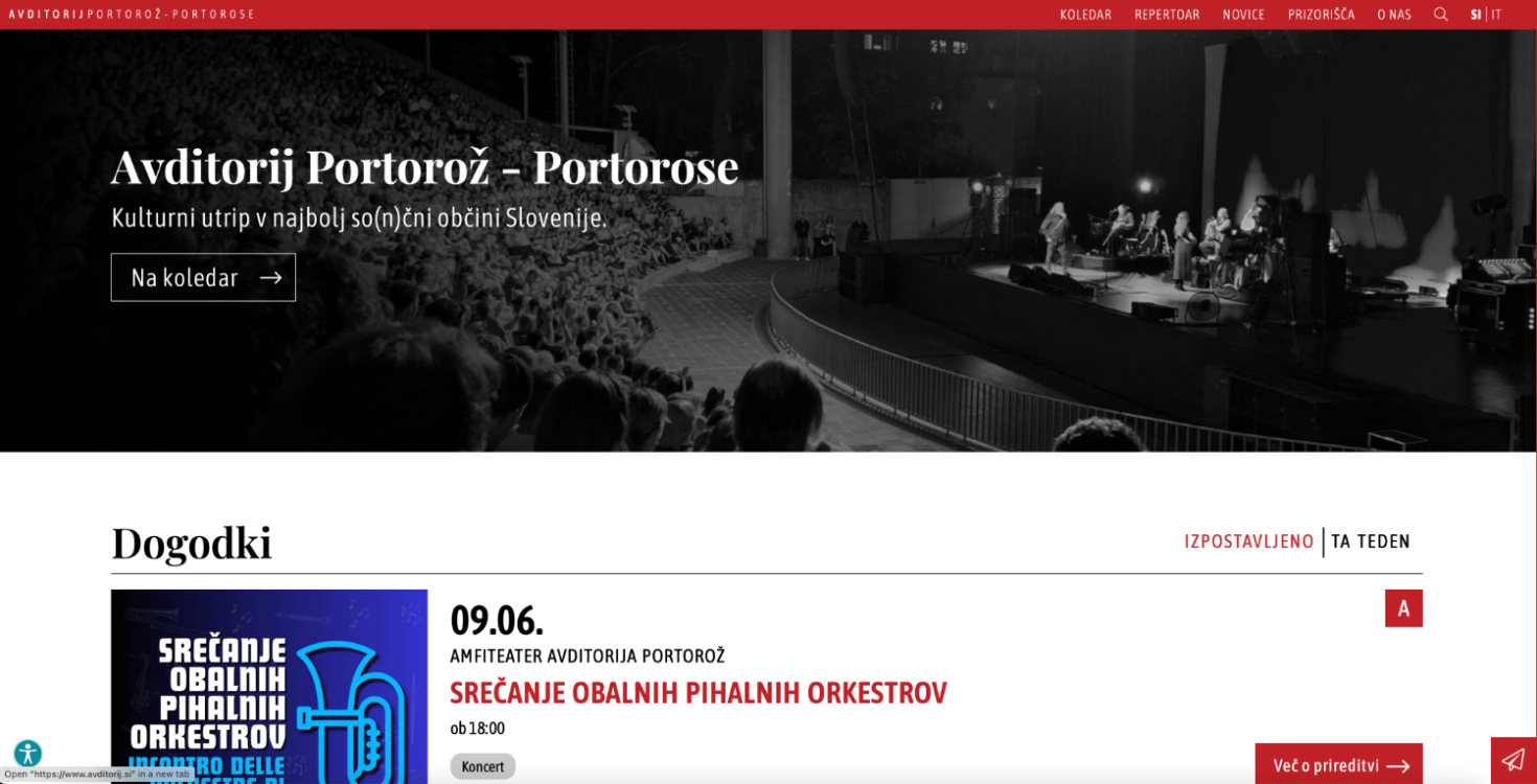 Avditorij Portorož - Portorose